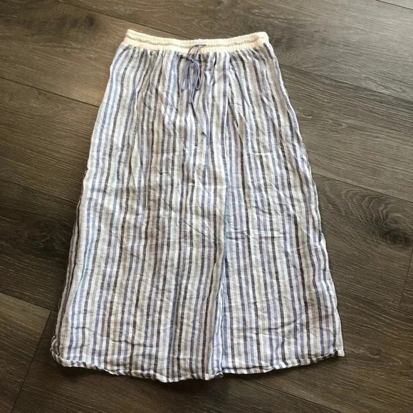 Sita Murt Knit Feelings Blue Stripe Knee Length Skirt Size 36 (2) (XS) - Picture 4 of 12